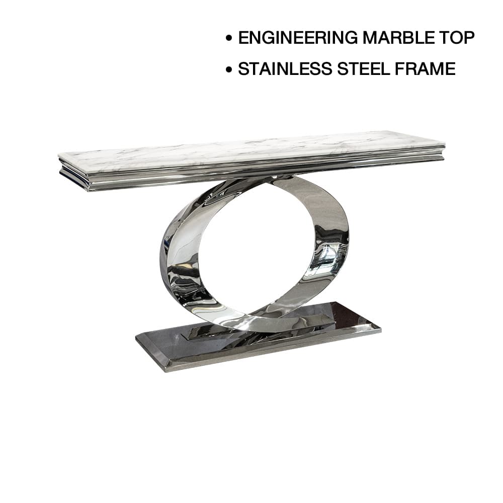 MENDIOLA-CH/140 MARBLE,โต๊ะคอนโซล