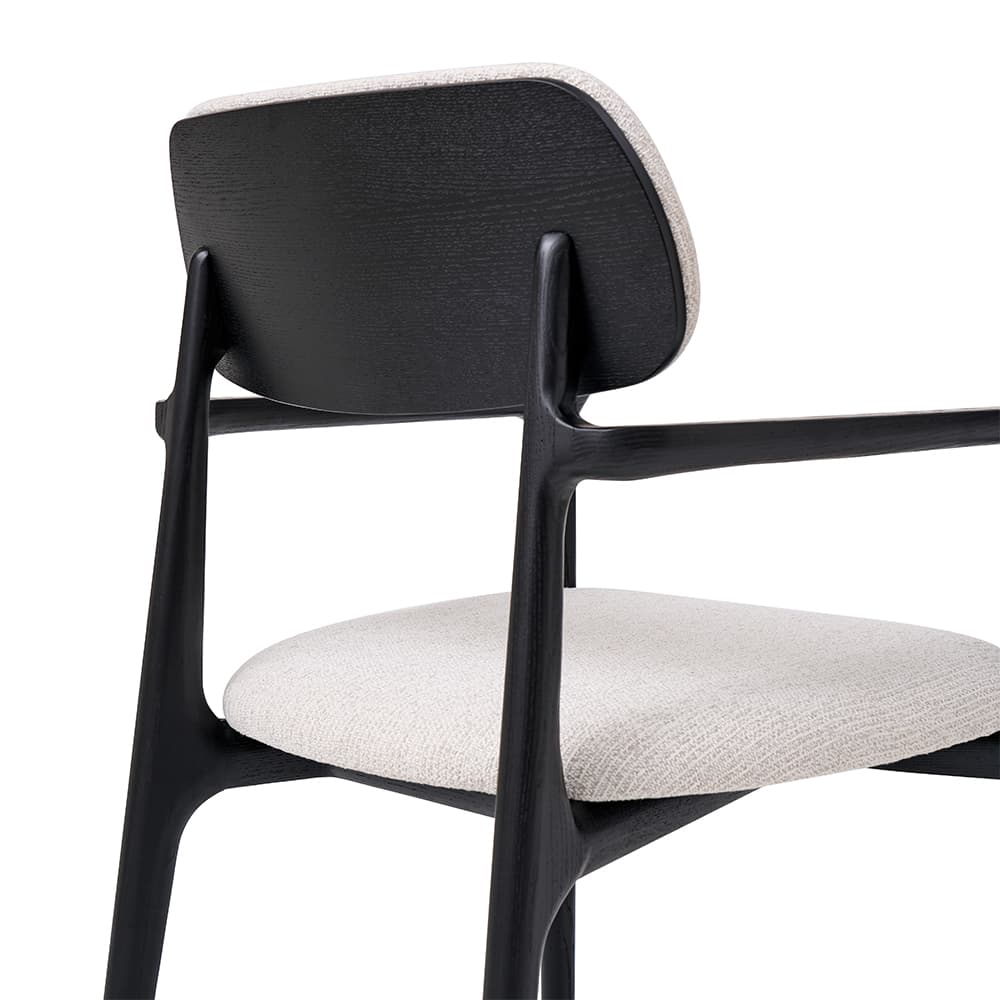 HALDEN,เก้าอี้รับประทานอาหารพร้อมท้าวแขน-6