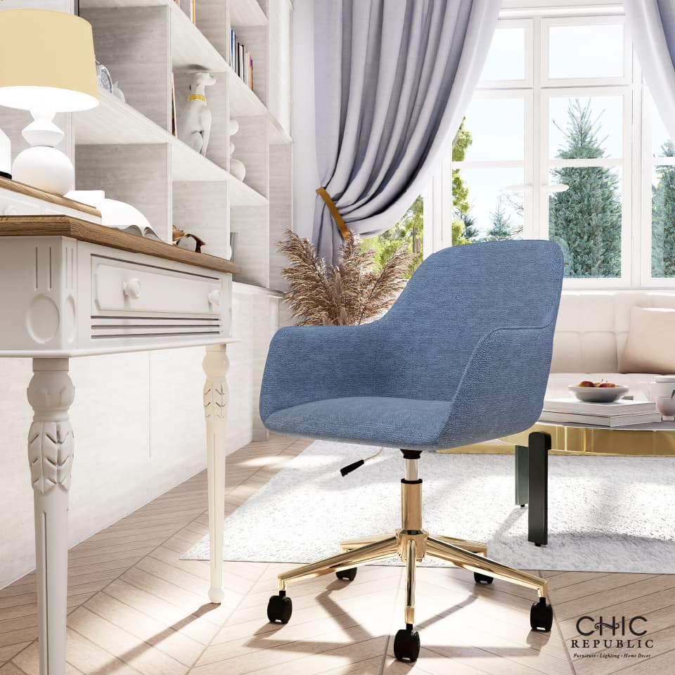 KNOX,เก้าอี้สำนักงานหมุนและปรับระดับได้-7