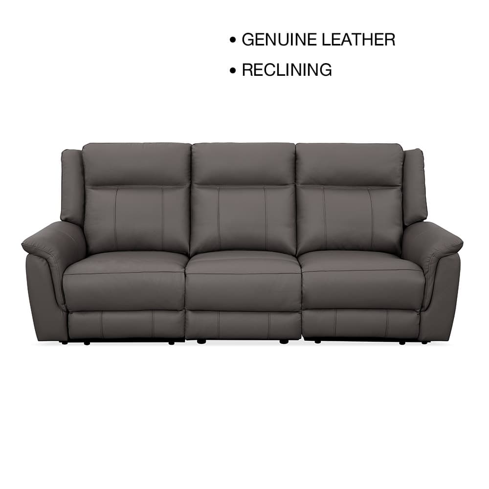 MILER/3RRM,โซฟาปรับเอนนอน 3 ที่นั่ง/ปรับด้วยไฟฟ้า