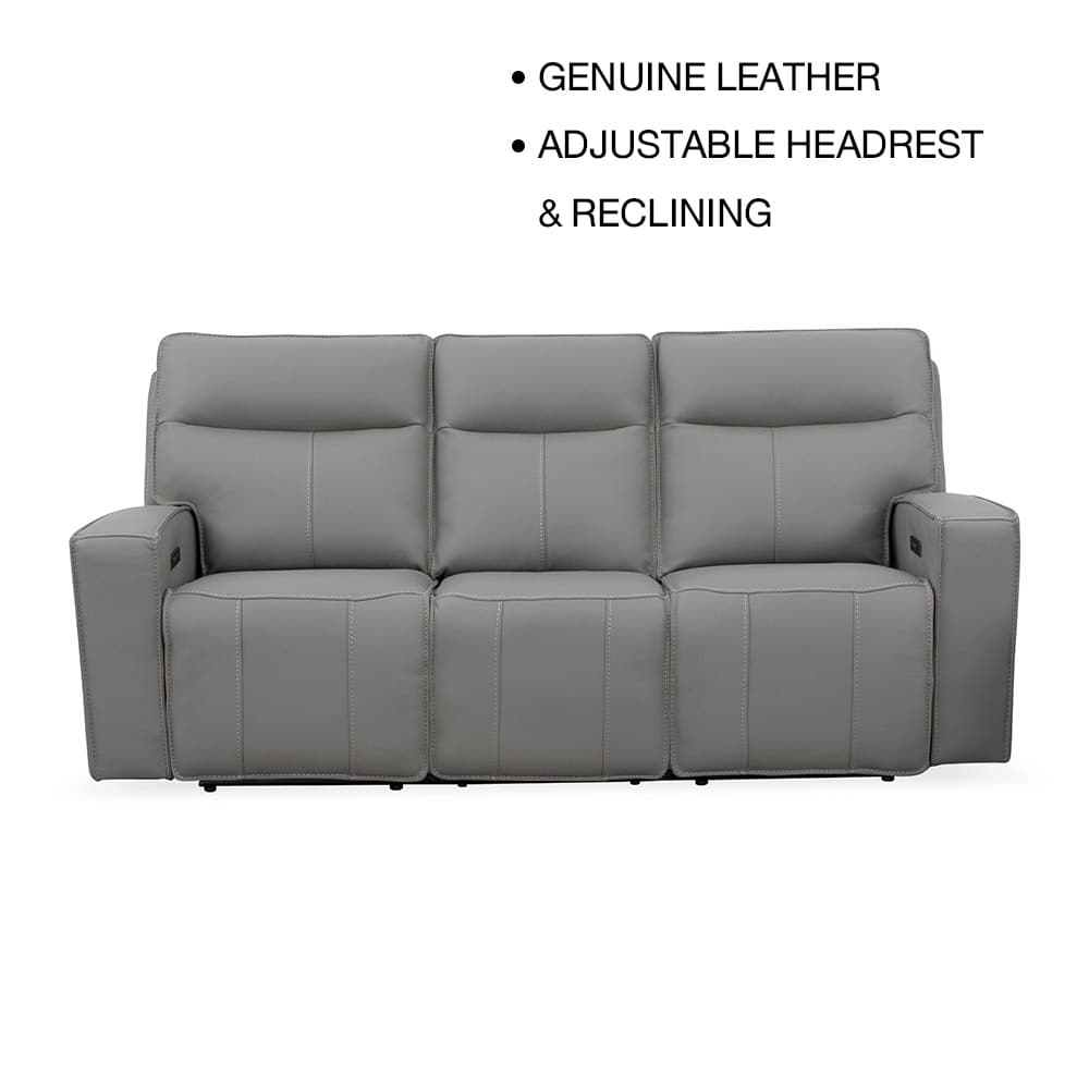 BERG/3RRM,โซฟาปรับเอนนอน 3 ที่นั่ง/ปรับด้วยไฟฟ้า