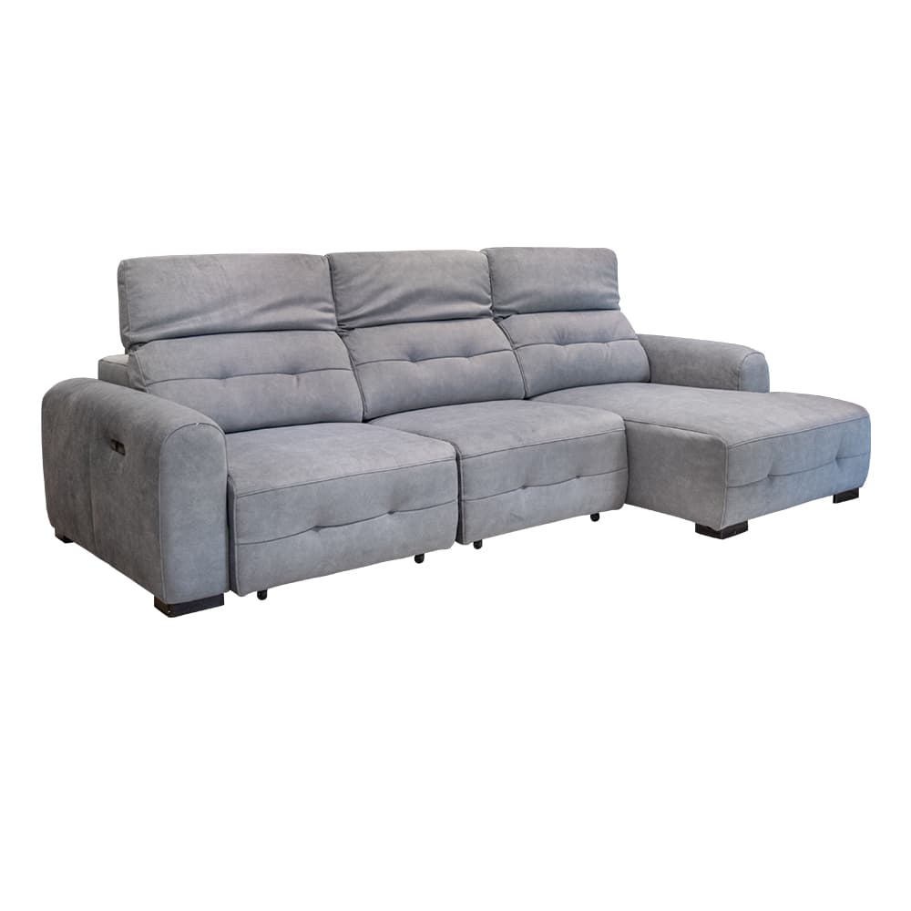 BRICK/L,โซฟาปรับขยายที่นั่งได้ตัว L ด้านซ้าย/ไฟฟ้า-4