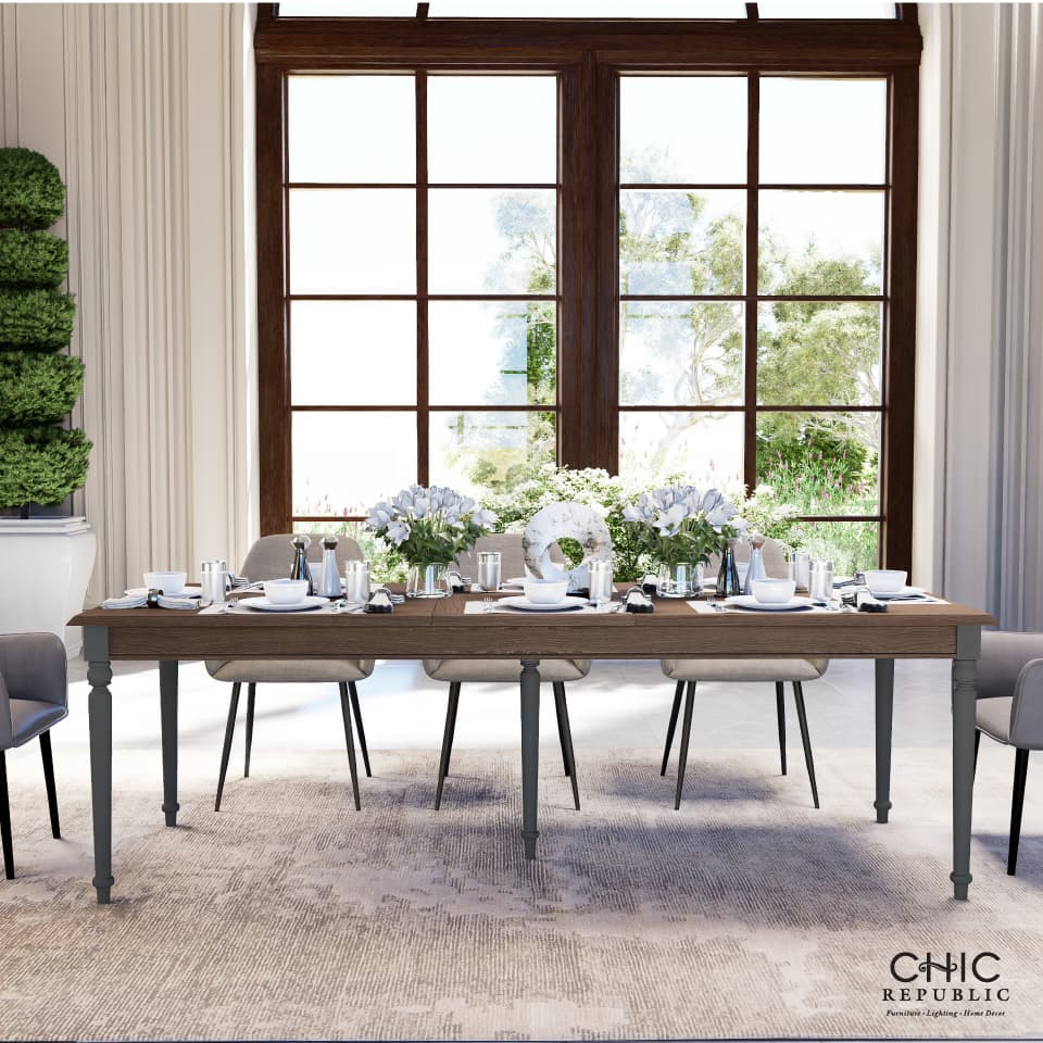 LESBOS/180-230,โต๊ะอาหาร ปรับความยาวได้-6