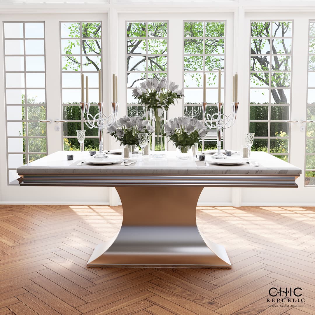 HERNANDEZ-CH/180 MARBLE,โต๊ะอาหาร-7