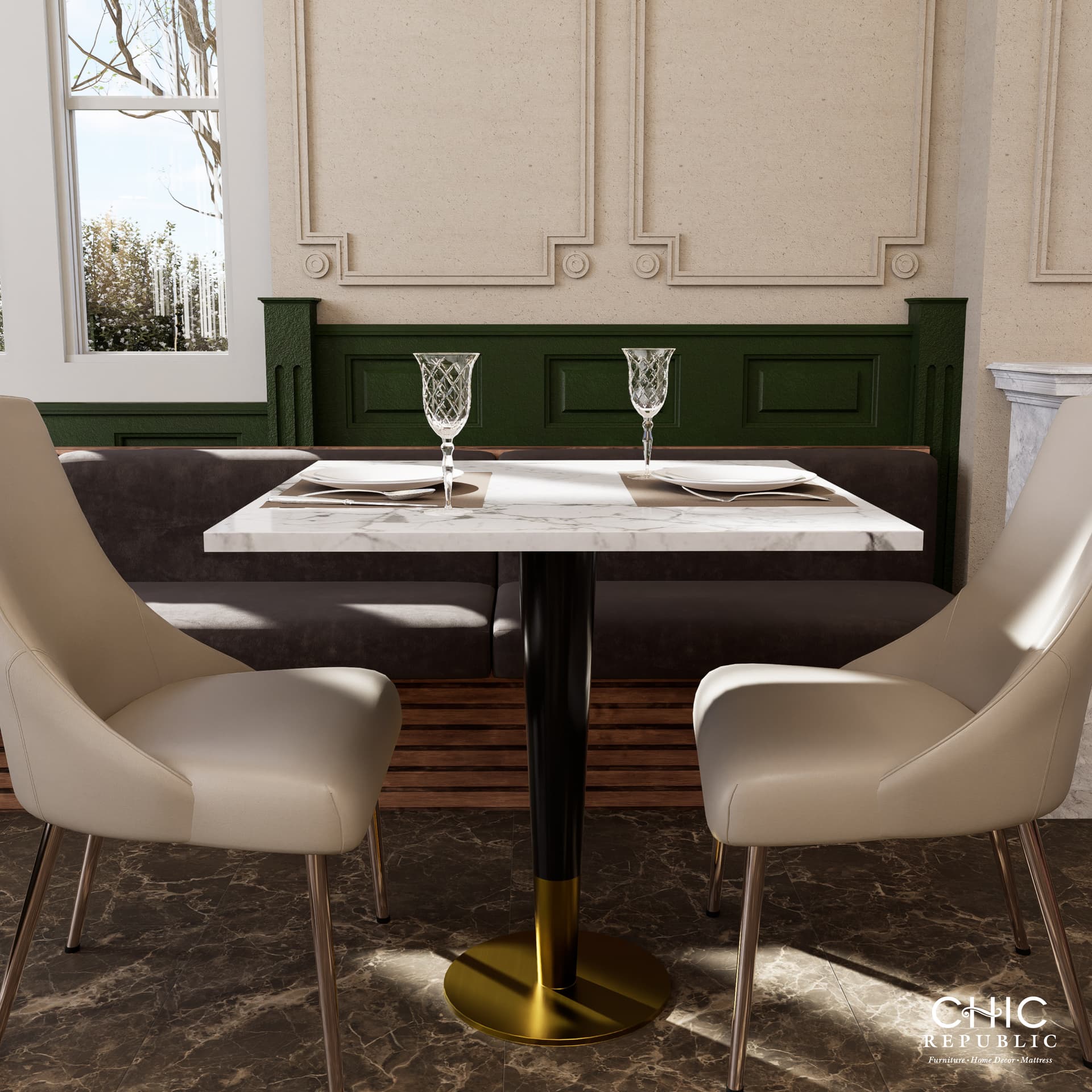 CONE SQUARE-GV/80,โต๊ะอาหาร-6