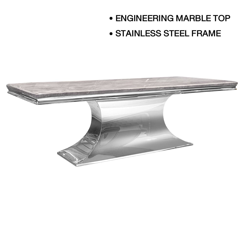 HERNANDEZ-CH/240 MARBLE,โต๊ะอาหาร