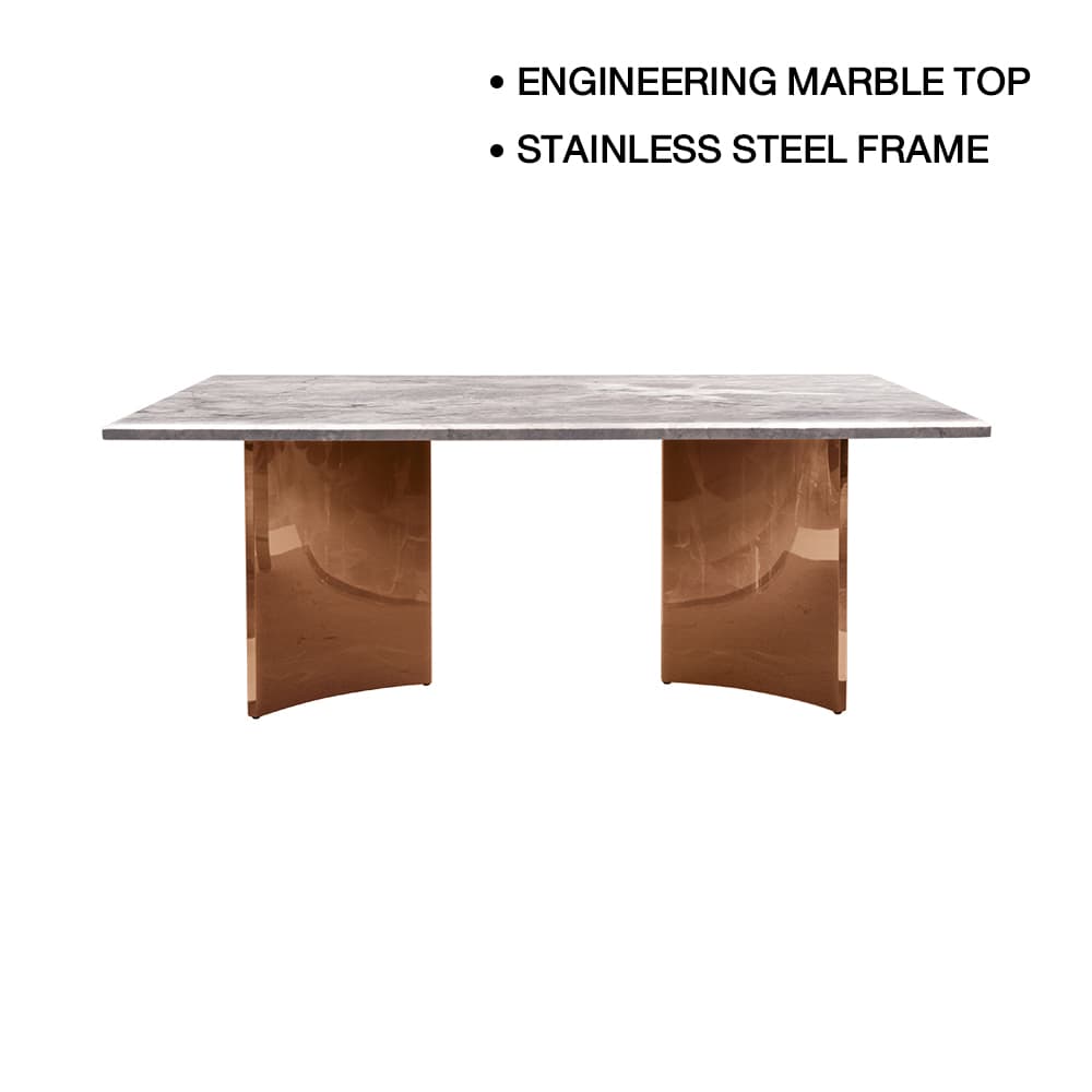 AEOLUS-RG/200 MARBLE,โต๊ะอาหาร