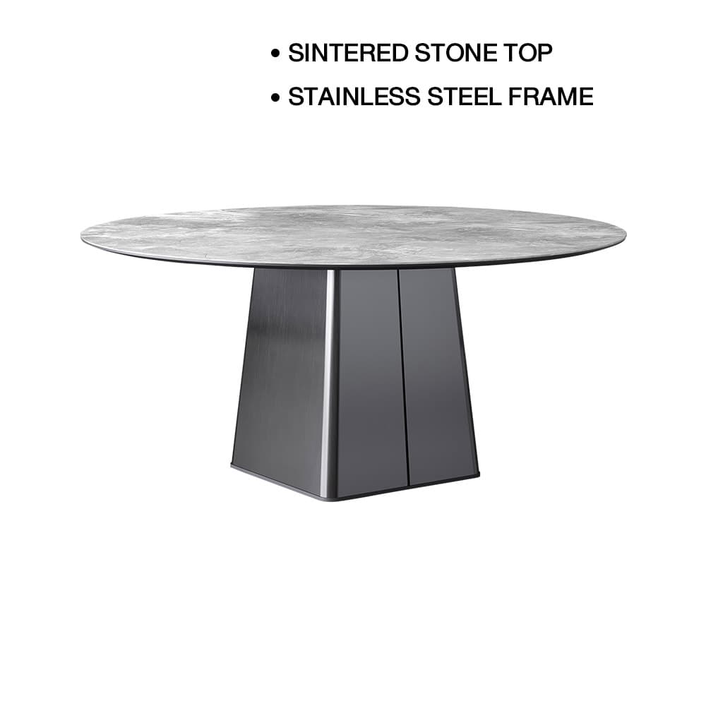 EMILIA ROUND-DG/150,โต๊ะอาหาร