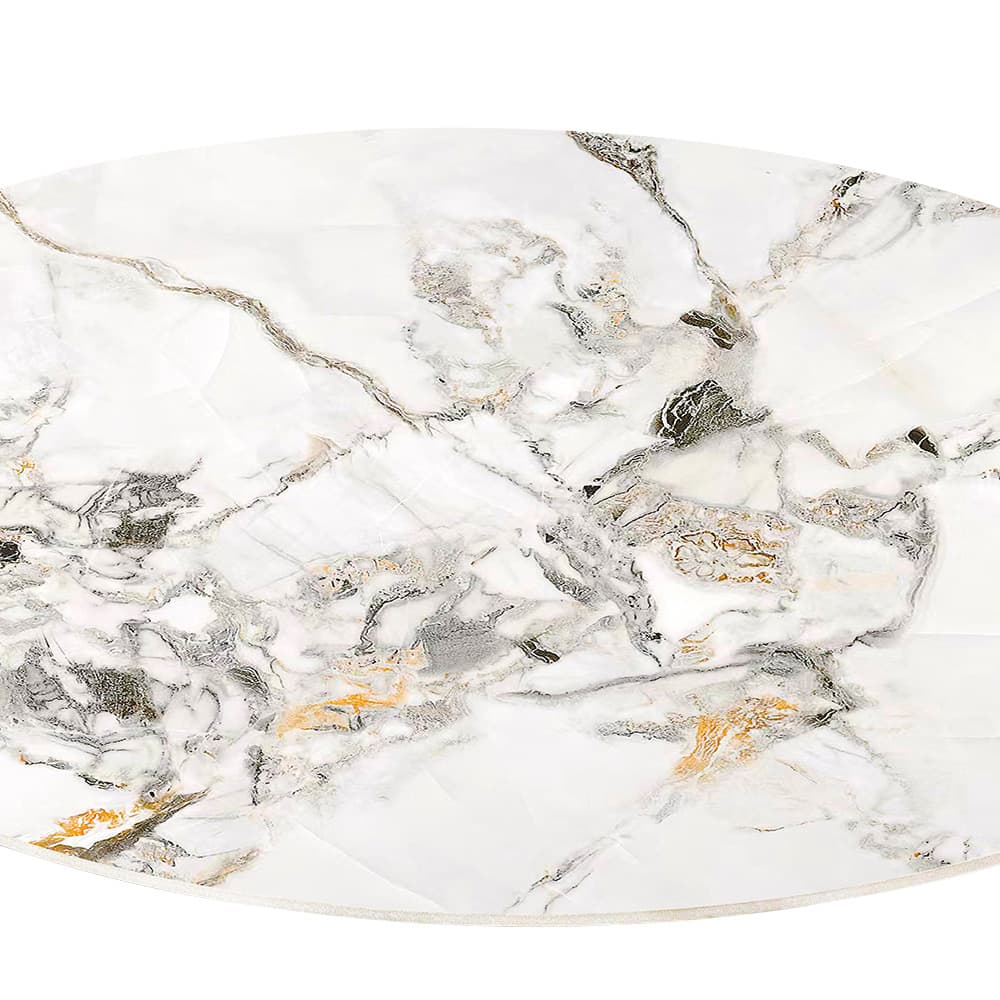 CHERENE/80,MARBLE หน้าโต๊ะแบบหมุนได้ทรงกลม-3