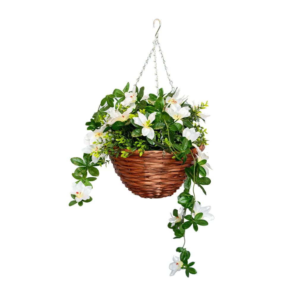 AZALEA,ดอกไม้ประดิษฐ์ในตะกร้า