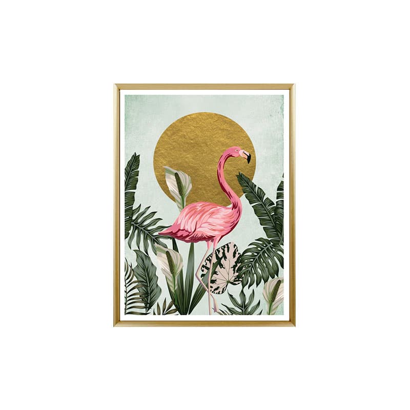 TROPICAL FLAMINGO/45x60,ภาพติดฝาผนัง