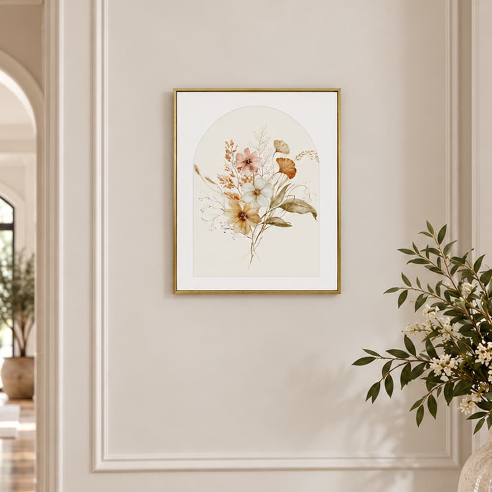 WARM BOTANICS A/40x50,ภาพติดฝาผนัง