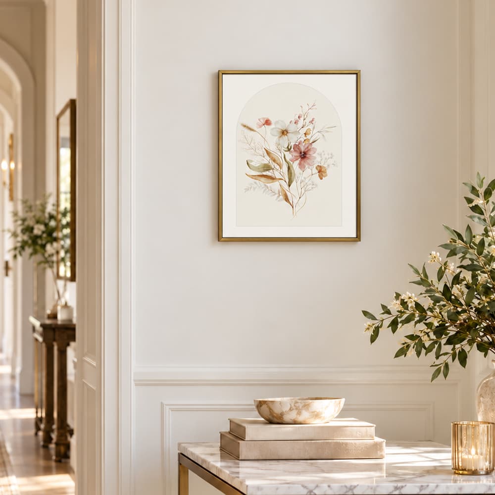 WARM BOTANICS B/40x50,ภาพติดฝาผนัง