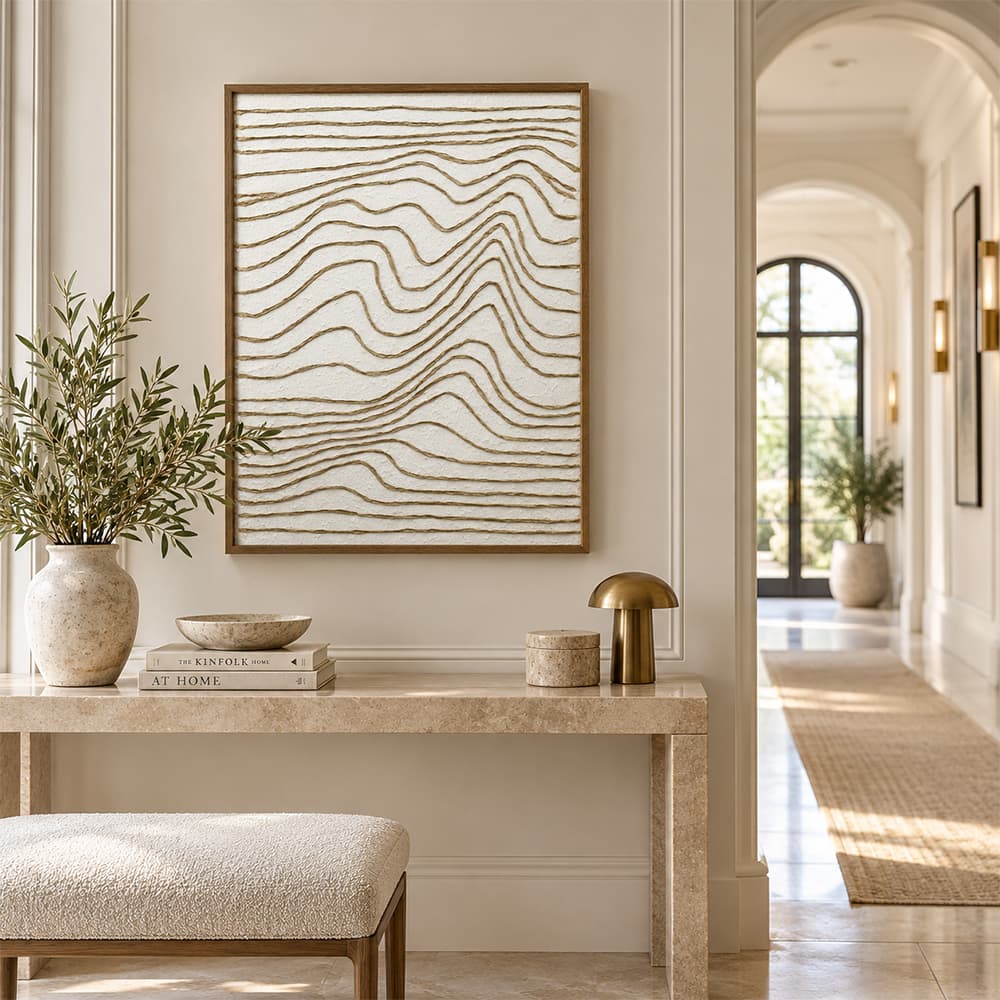 NEUTRAL/60x80,Rice Paper ภาพติดฝาผนัง