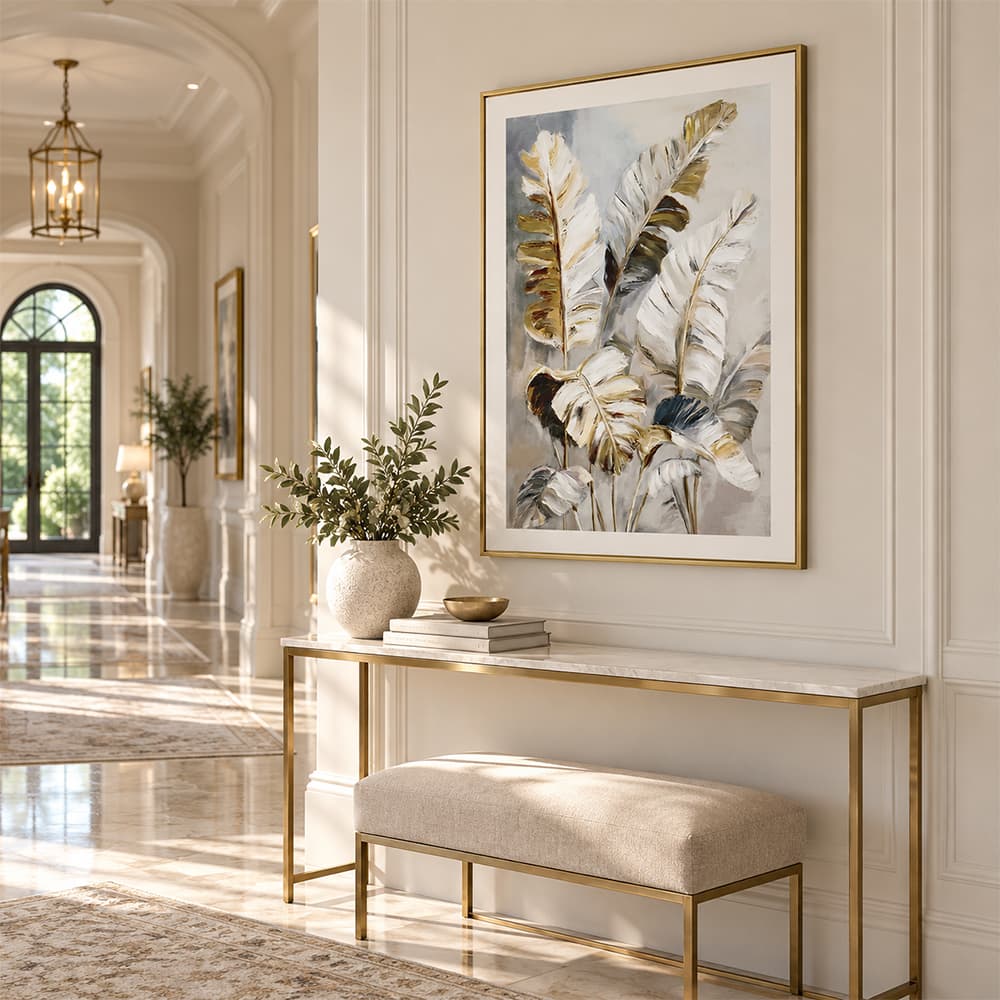 LUXE TROPIC A/50x70,Handpainted ภาพติดฝาผนัง