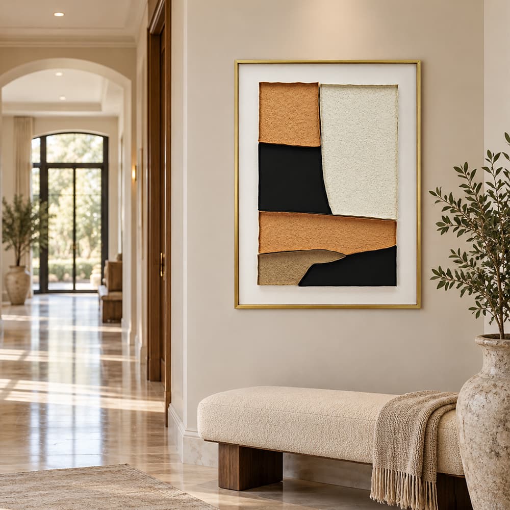 LAYERED A/60x80,3D ภาพติดฝาผนัง
