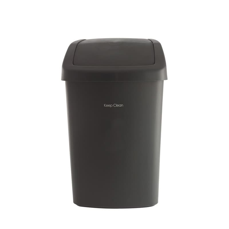 HH-206 ถังขยะฝาสวิง 50 ลิตร สีเทา