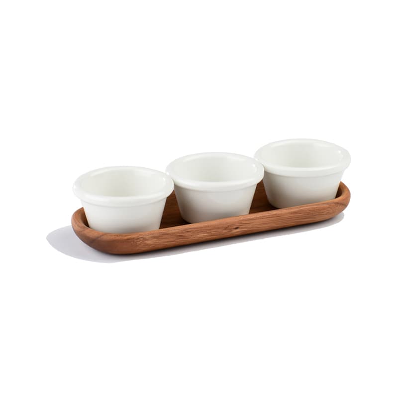 ถาดพร้อมถ้วยเมลามีน/H5.9 CM