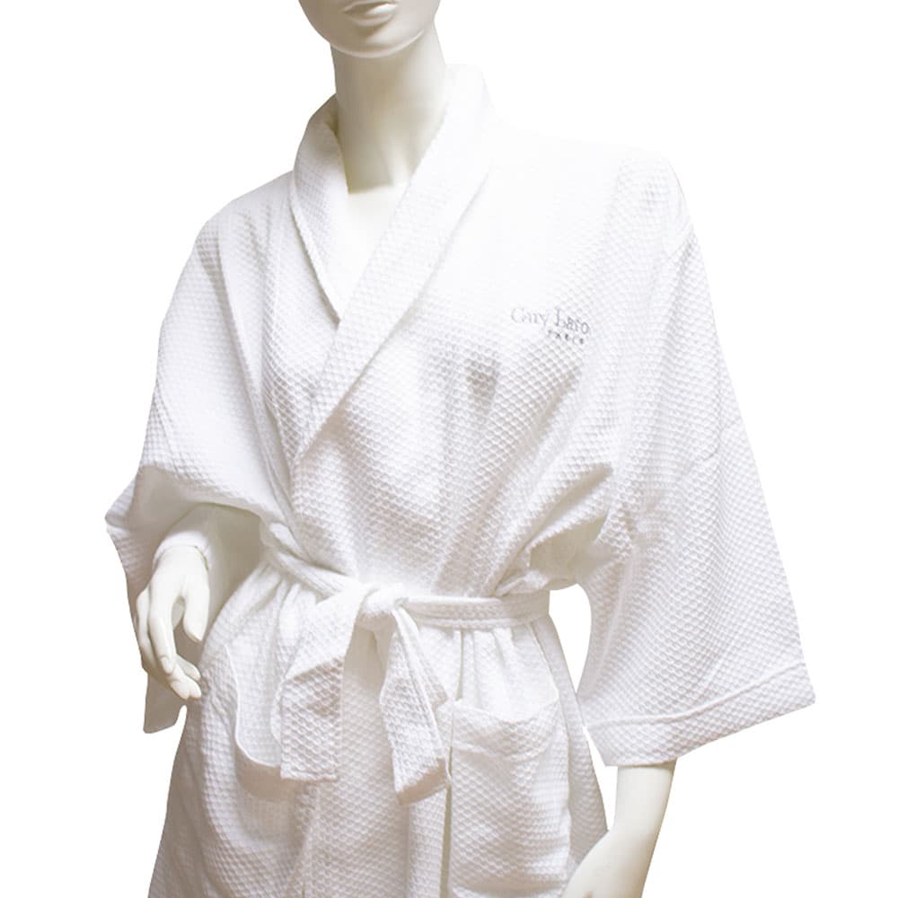 HG005LRW เสื้อคลุมอาบน้ำ กีลาโรช สีขาว-2