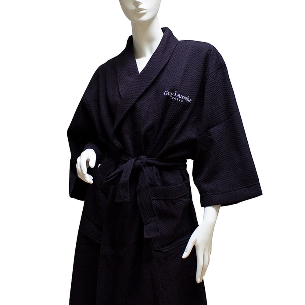 HG005LRK เสื้อคลุมอาบน้ำ กีลาโรช สีดำ-2