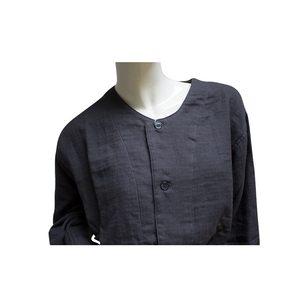 CHPAJ002GY ชุดนอนคอกลม(เทา) แขนยาว-ขายาว ราจ-2