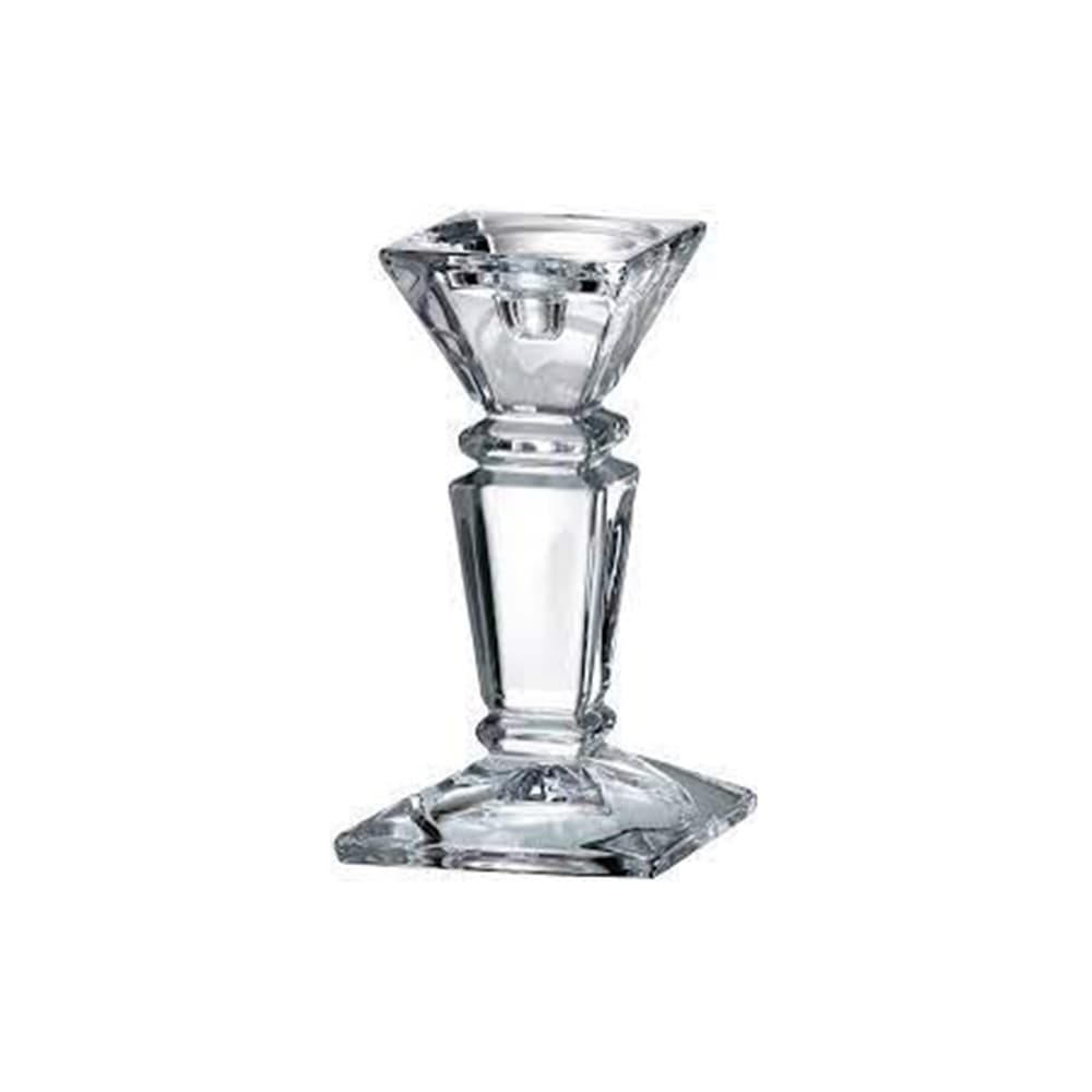 โบฮีเมี่ยน เชิงเทียนเสาสี่เหลี่ยมเกลี้ยงใหญ่ 25 ซม