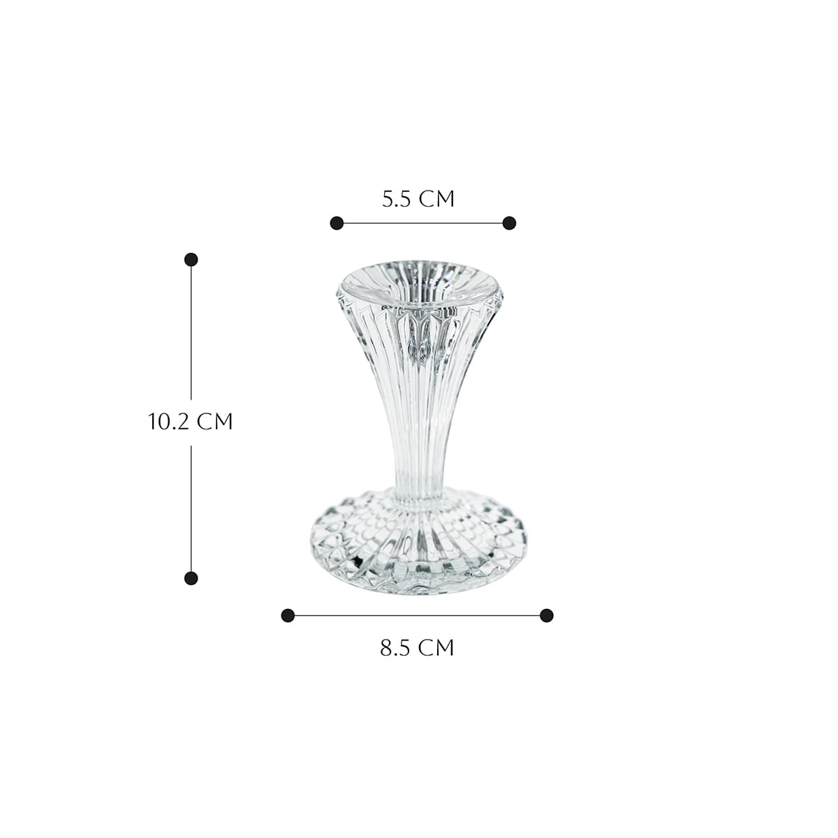 เชิงเทียนหยัก 10 ซม.-3