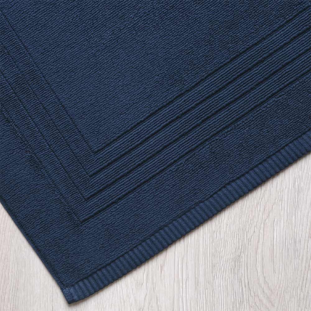 พรมเช็ดเท้า สีนำเงิน ขนาด 50x76 ซม.