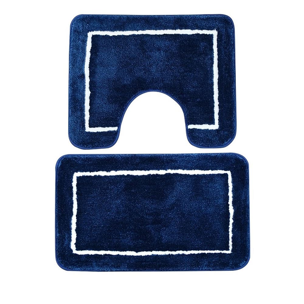 ยูทาห์ พรมปูห้องน้ำ/สีกรมท่า 45x70 & 50x60