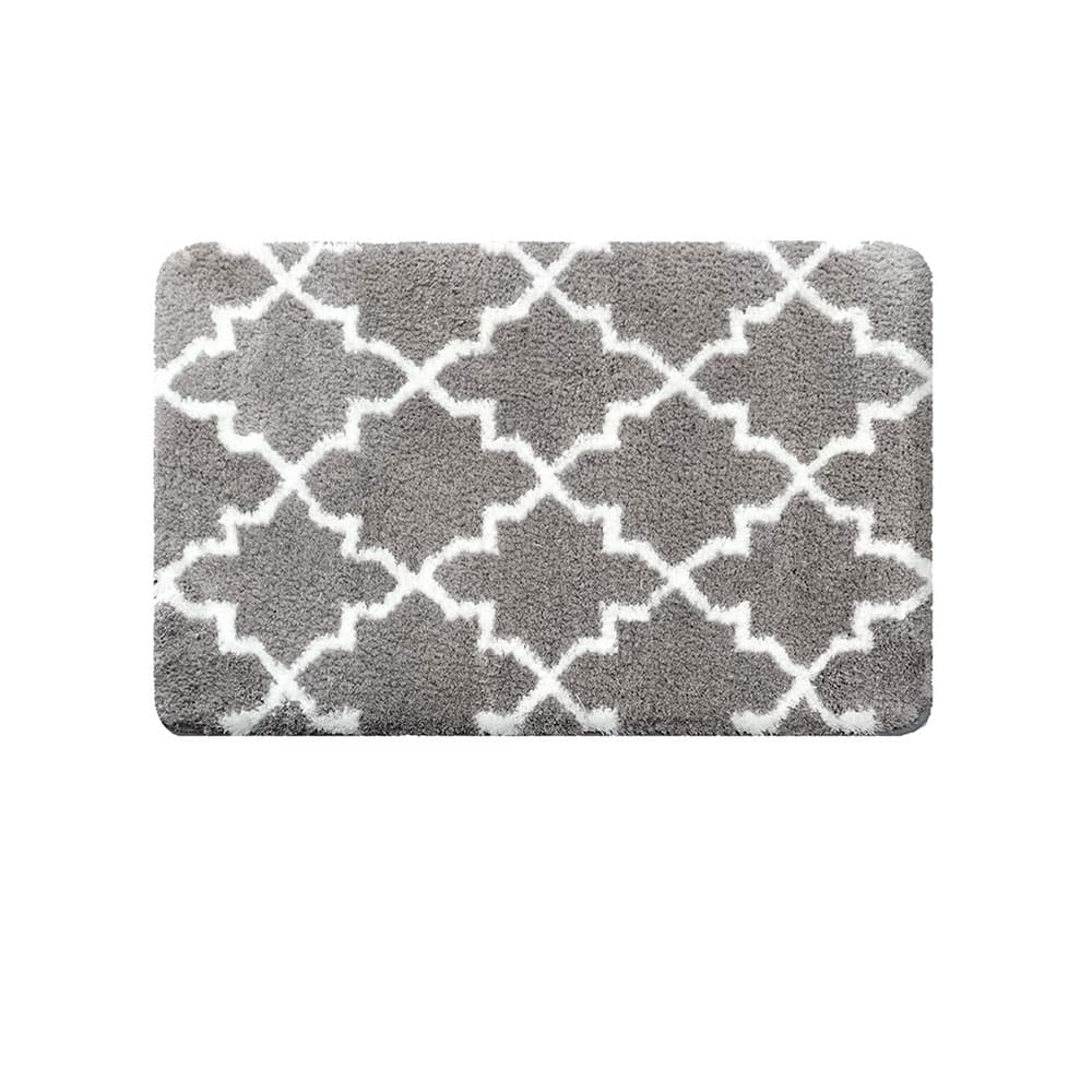 ทาโฮ พรมเช็คเท้า/สีเทา 45x70