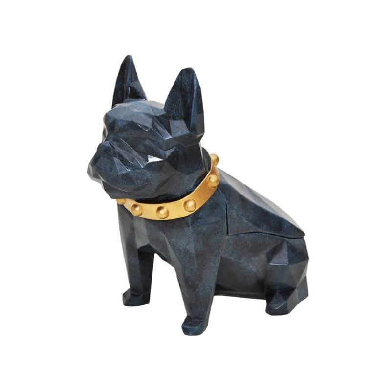 กล่องทิชชู่รูปสุนัข สีฟ้า