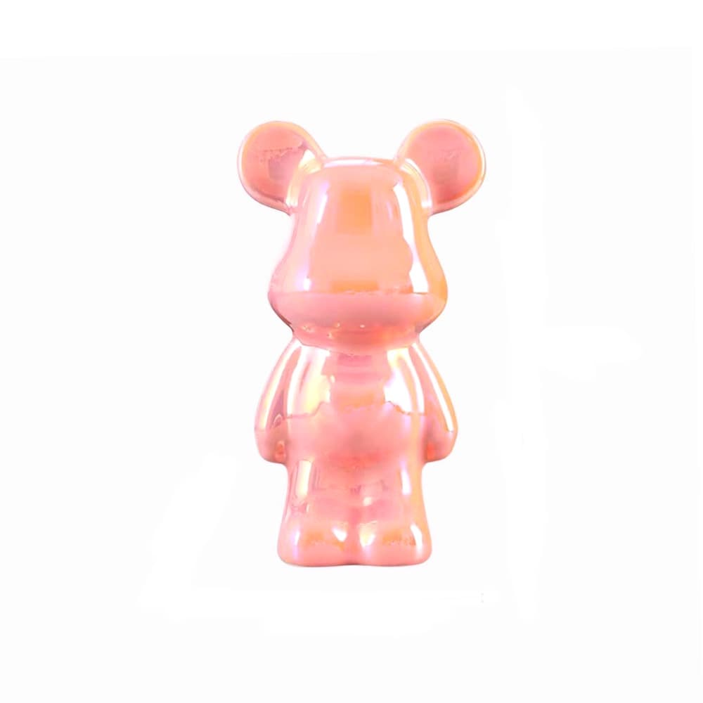 กระปุกออมสินหมีสีชมพู (เล็ก),ของแต่งบ้าน