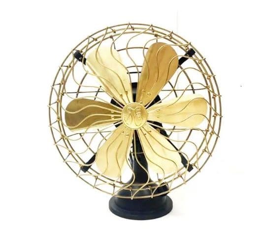 พัดลมตั้งโต๊ะ FS-121-BS ตะแกรงแคบ ซ้าย-ขวา/12"