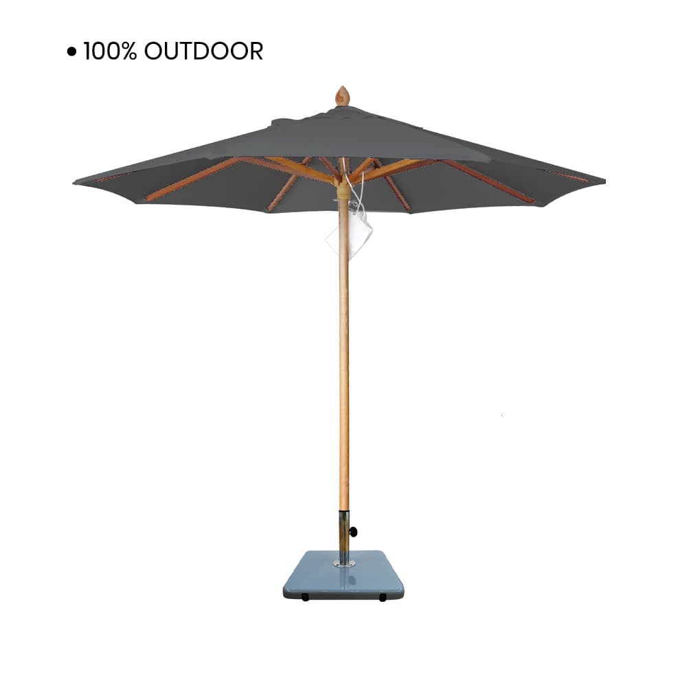 PARASOL-GRAPHITE/2M,ร่มสนามพร้อมฐาน-2