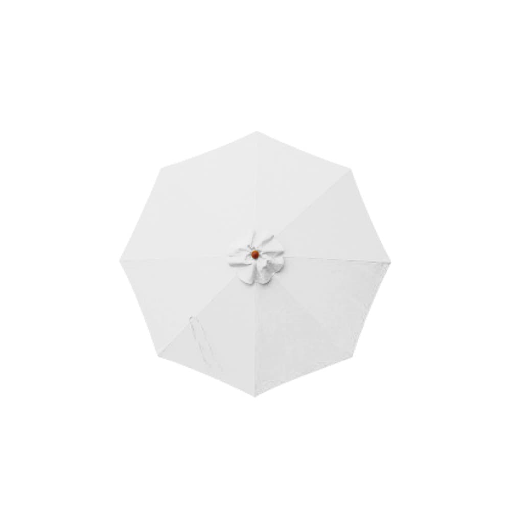 PARASOL-WHITE/2.5M,ร่มสนามพร้อมฐาน-3