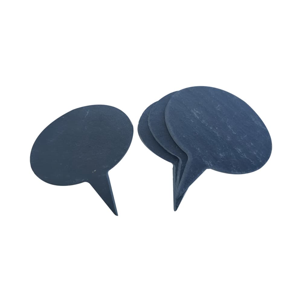 NT393 ป้ายหินสำหรับชีส กลม Set 4 ชิ้น