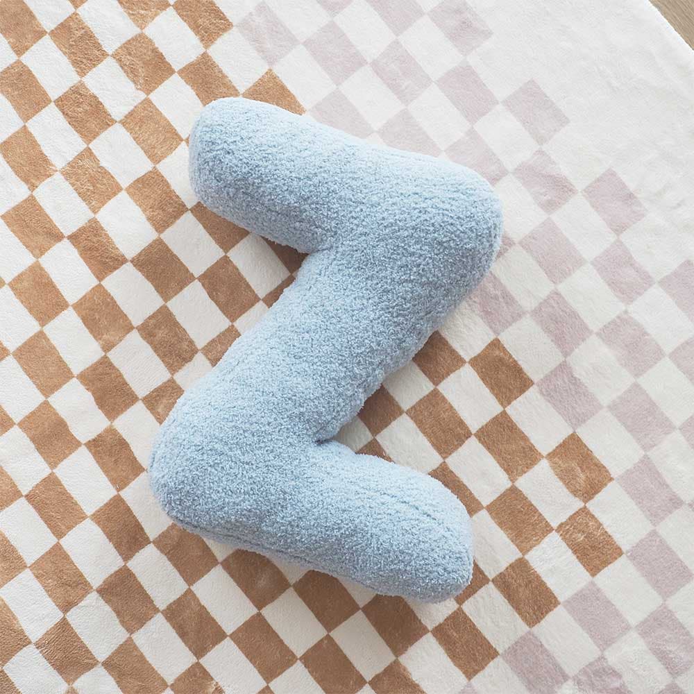 หมอนอิงตัวอักษร - Z (สีฟ้า)