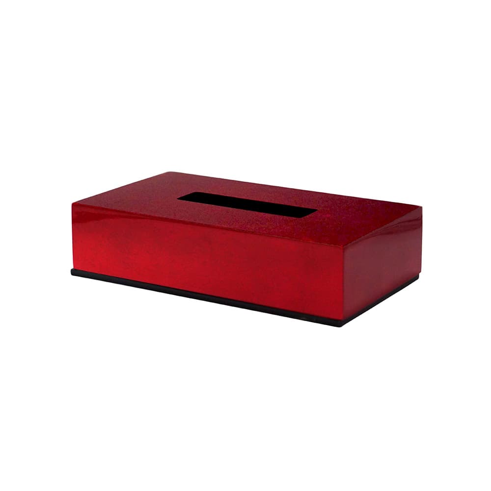 กล่องทิชชู่ทรงสี่เหลี่ยมผืนผ้า-สีแดง (เล็ก)