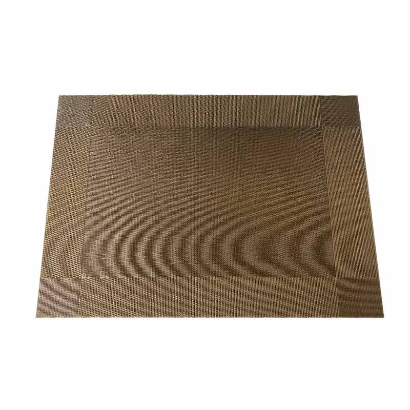 แผ่นรองจาน รุ่น มาร์เวล-สีทอง /45x30 ซม.