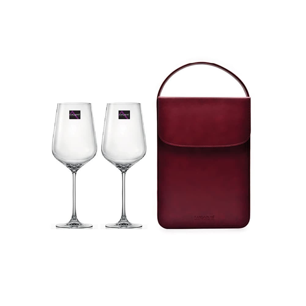 แก้วไวน์แดง ขนาด 770 มล. พร้อมกระเป๋า