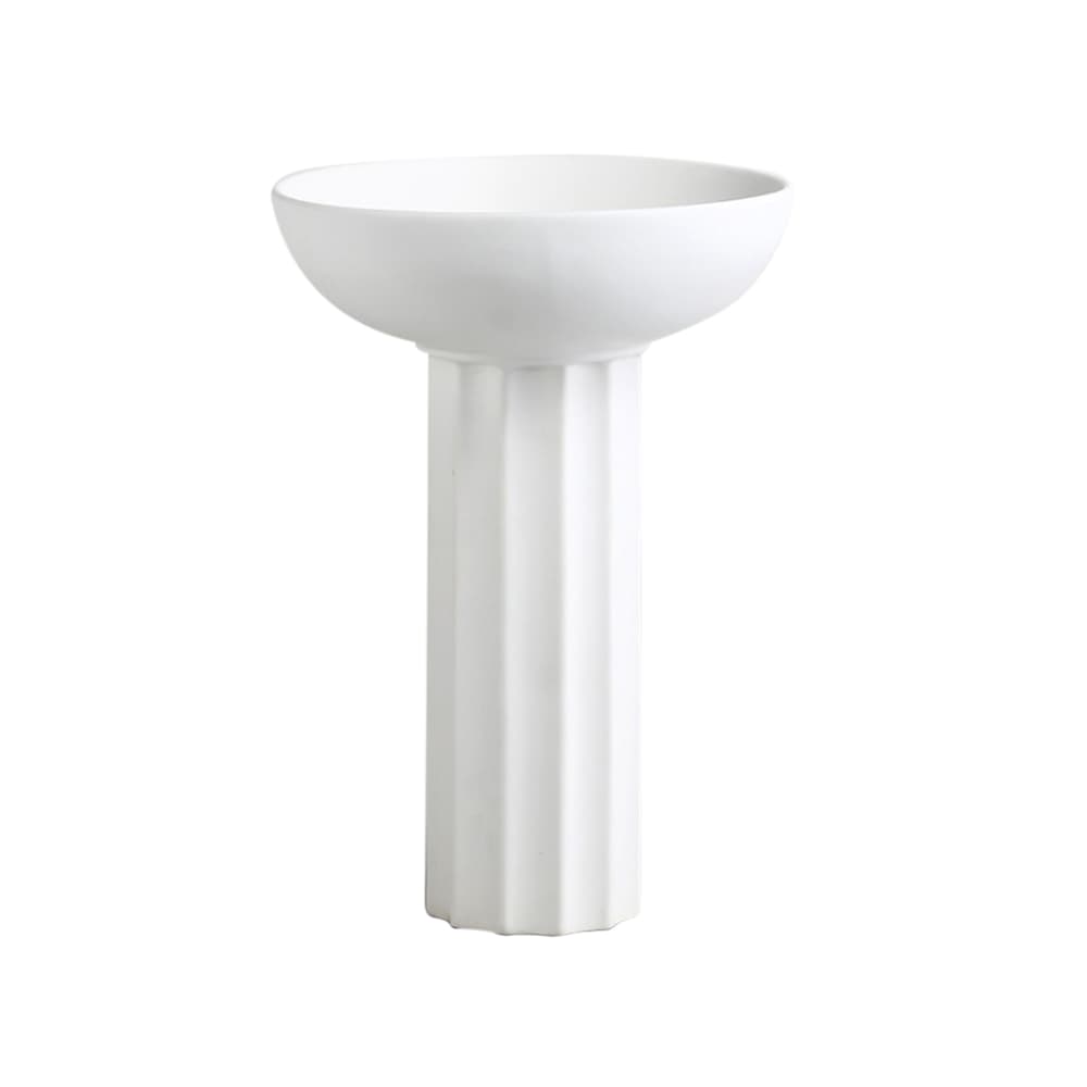 แจกันทรงโรมัน-001 สีขาว