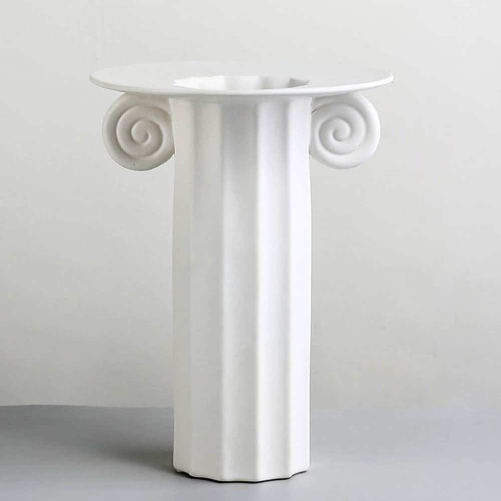 แจกันทรงโรมัน-002 สีขาว-2