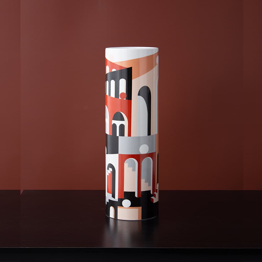 แจกันกลมขนาดสูง รุ่น วี-2