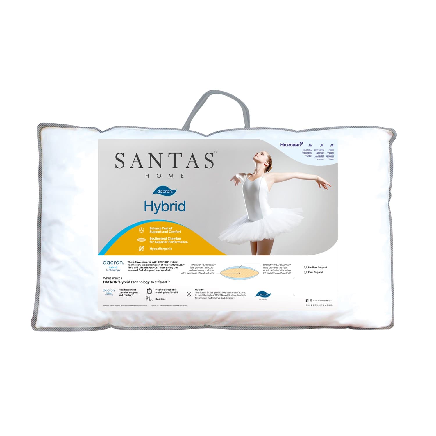 SA HYBRID FIRM SUPPORT WH/48.26x73.66,หมอนหนุน